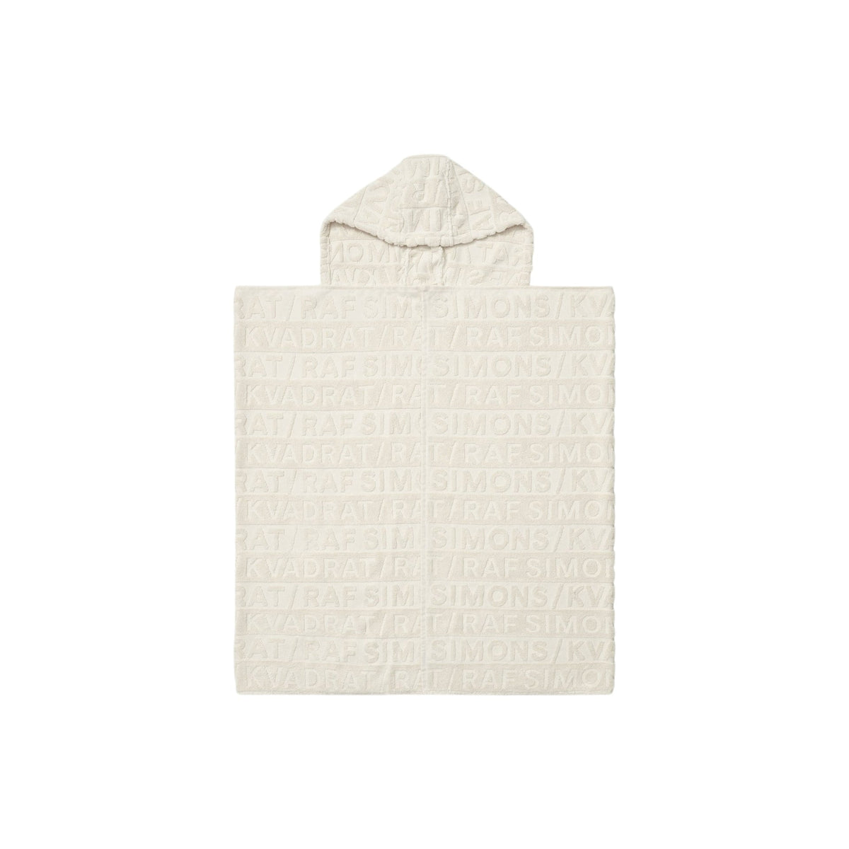 Cotton Jacquard Hooded Towel - Off White - Bathroom - Kvadrat/Raf Simons