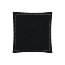 Double Face Wool Cushion - Black - Cushions - Kvadrat/Raf Simons