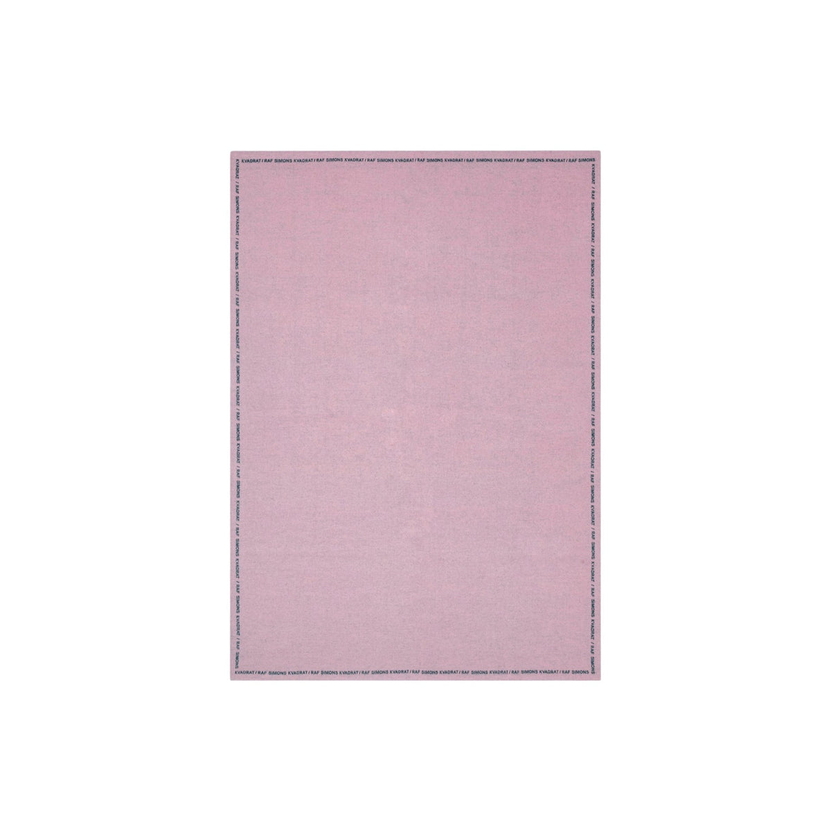 Double Face Wool Throw - Pink/Dark Green - Decken - Kvadrat/Raf Simons