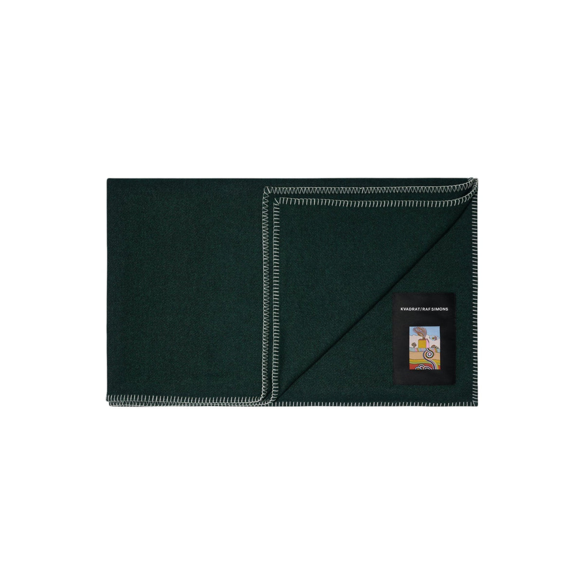 Lambswool Throw - Dark Green - Decken - Kvadrat/Raf Simons