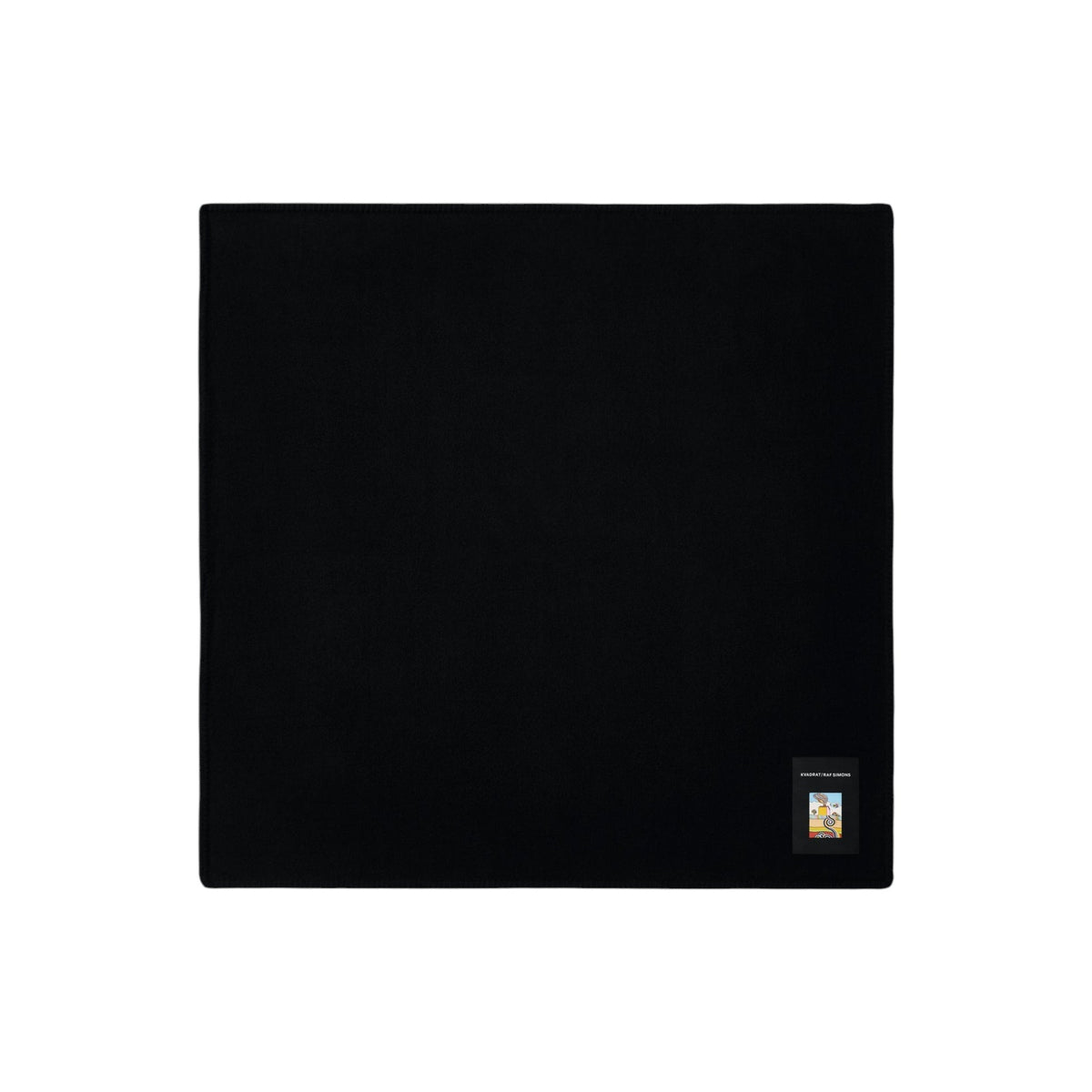 Wool Whipstitch Blanket - Raven Black - Decken - Kvadrat/Raf Simons