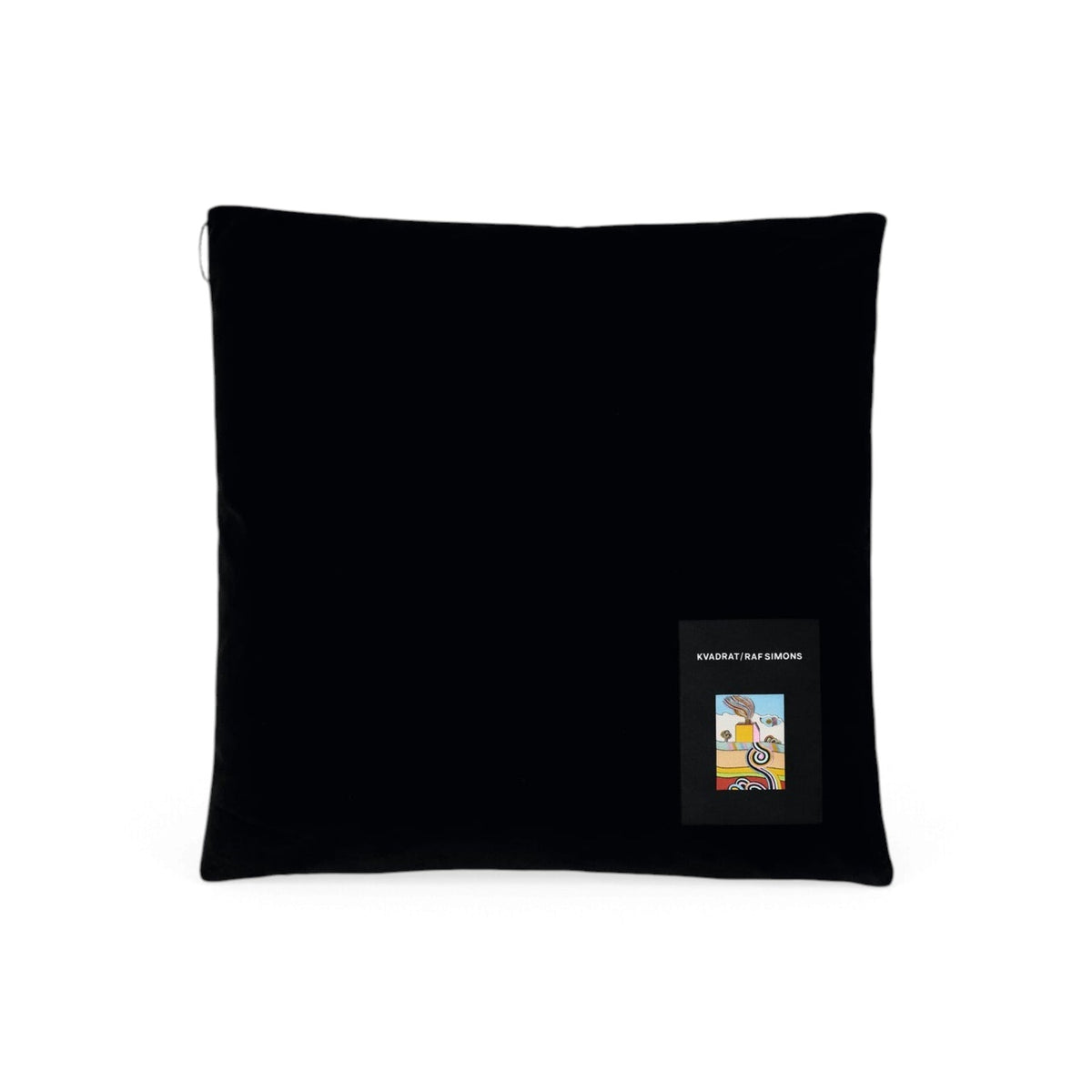 Asator Velvet Cushion - Raven Black - Cushions - Kvadrat/Raf Simons
