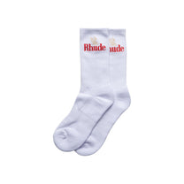 Rhude Rossa Logo Socks