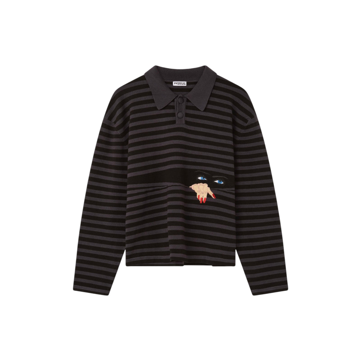 House of Errors Knitted Peeping Rugby Shirt