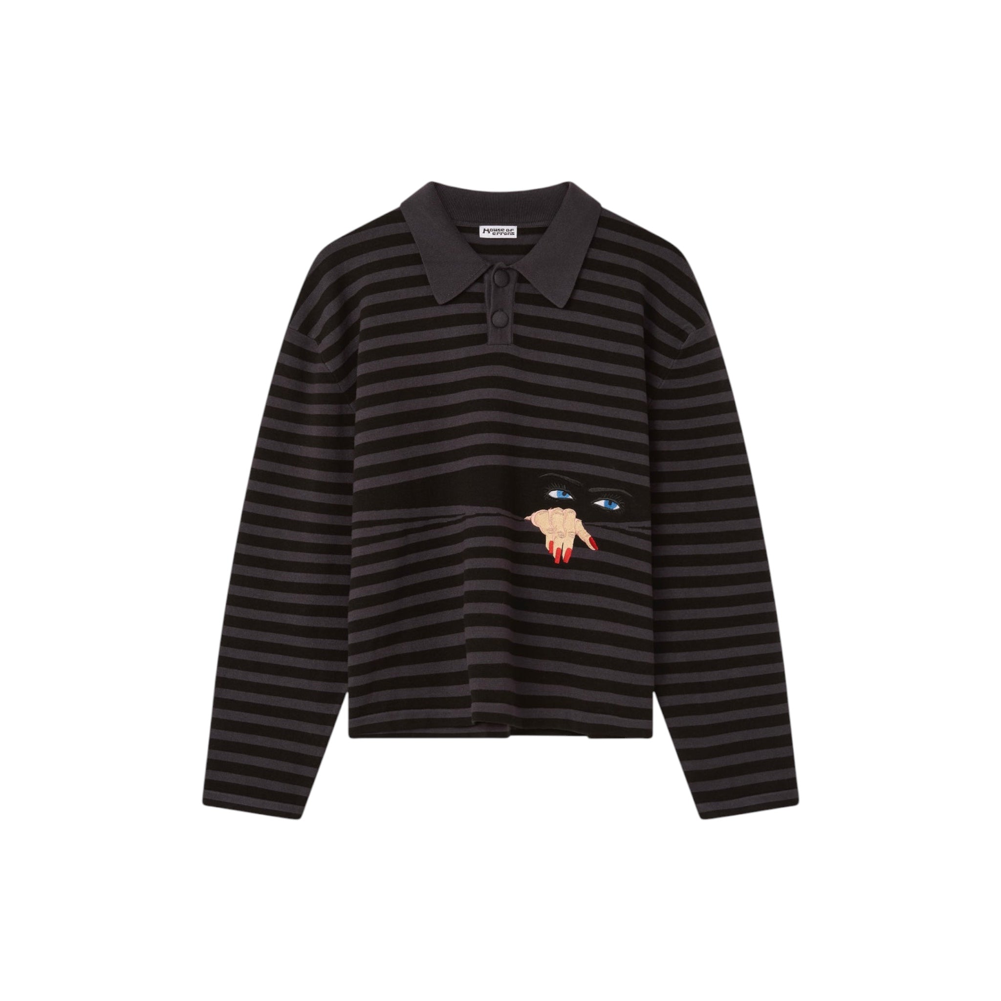 House of Errors Knitted Peeping Rugby Shirt