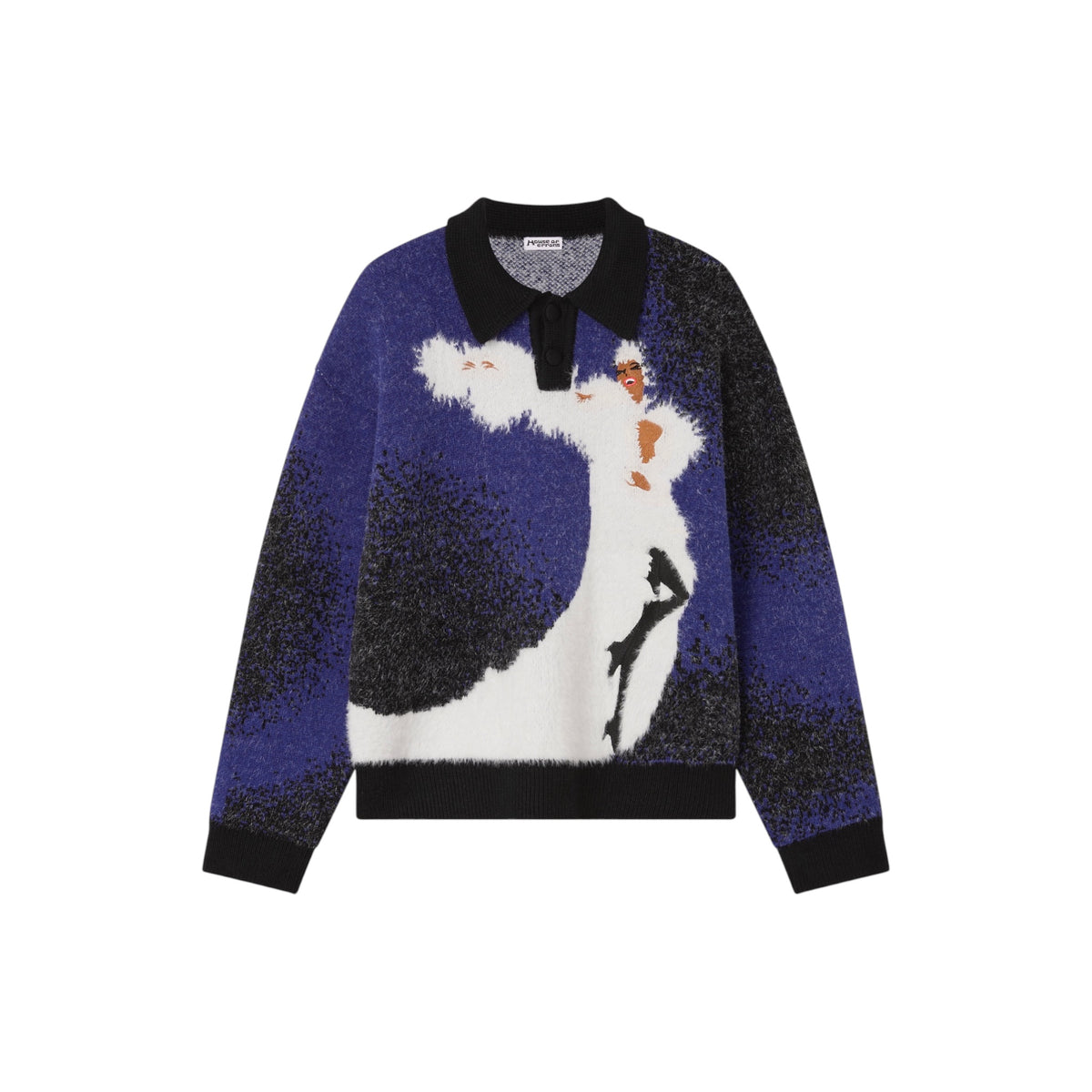 House of Errors Femme Fatale Knitted Rugby