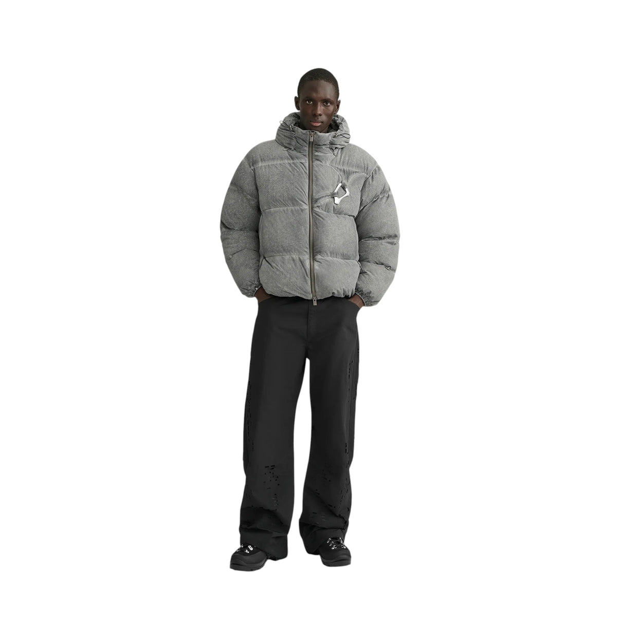 Heliot Emil Lumen Down Puffer Dark Grey