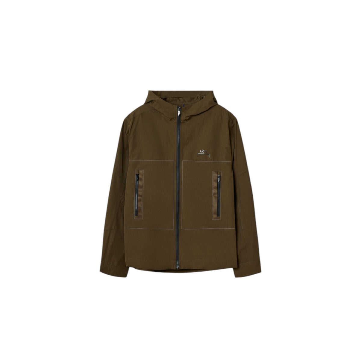 A-COLD-WALL Albany Hooded Overshirt Deep Olive - A-COLD-WALL