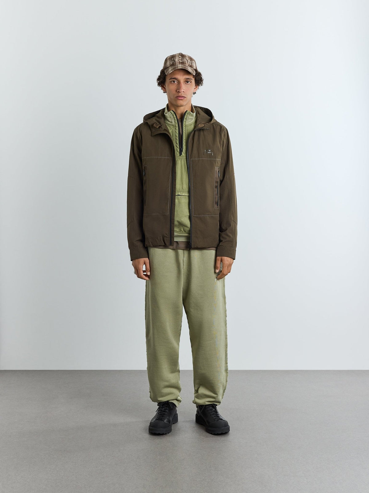 A-COLD-WALL Albany Hooded Overshirt Deep Olive - A-COLD-WALL