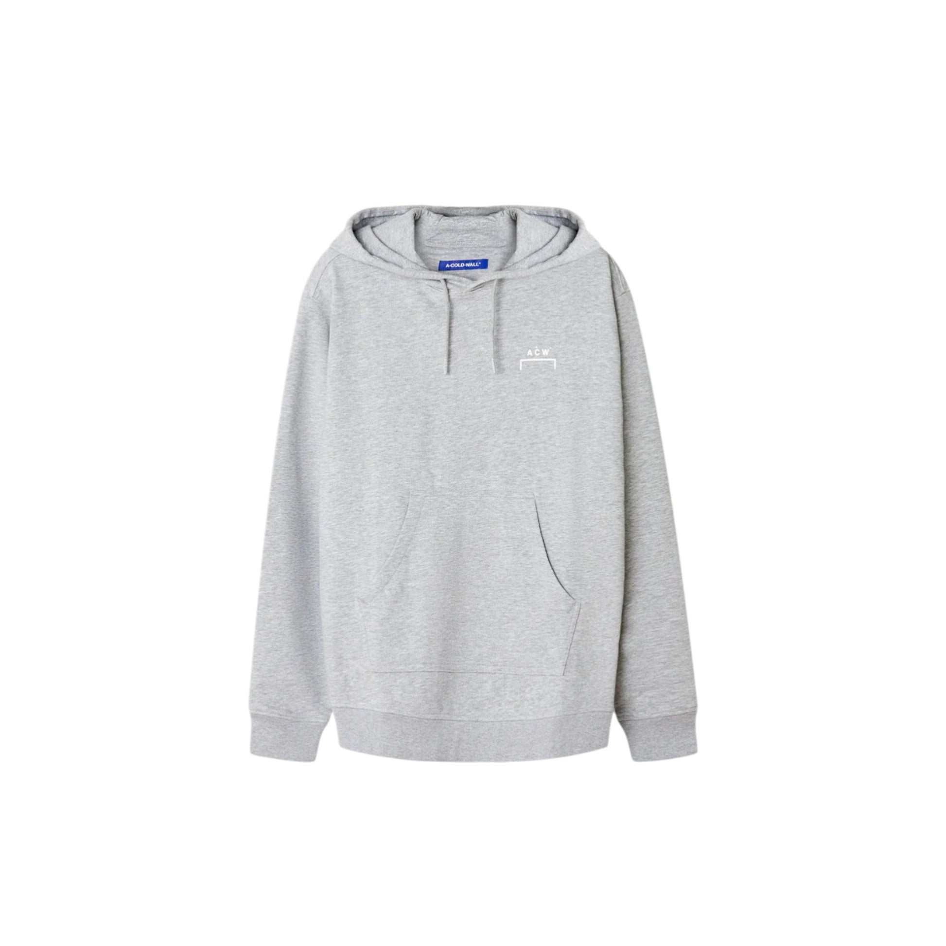 A - COLD - WALL Balmore Logo Hoodie Grey Marl - A - COLD - WALL