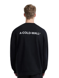 A - COLD - WALL Burcham Logo Crew Black - A - COLD - WALL