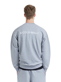 A - COLD - WALL Burcham Logo Crew Grey Marl - A - COLD - WALL