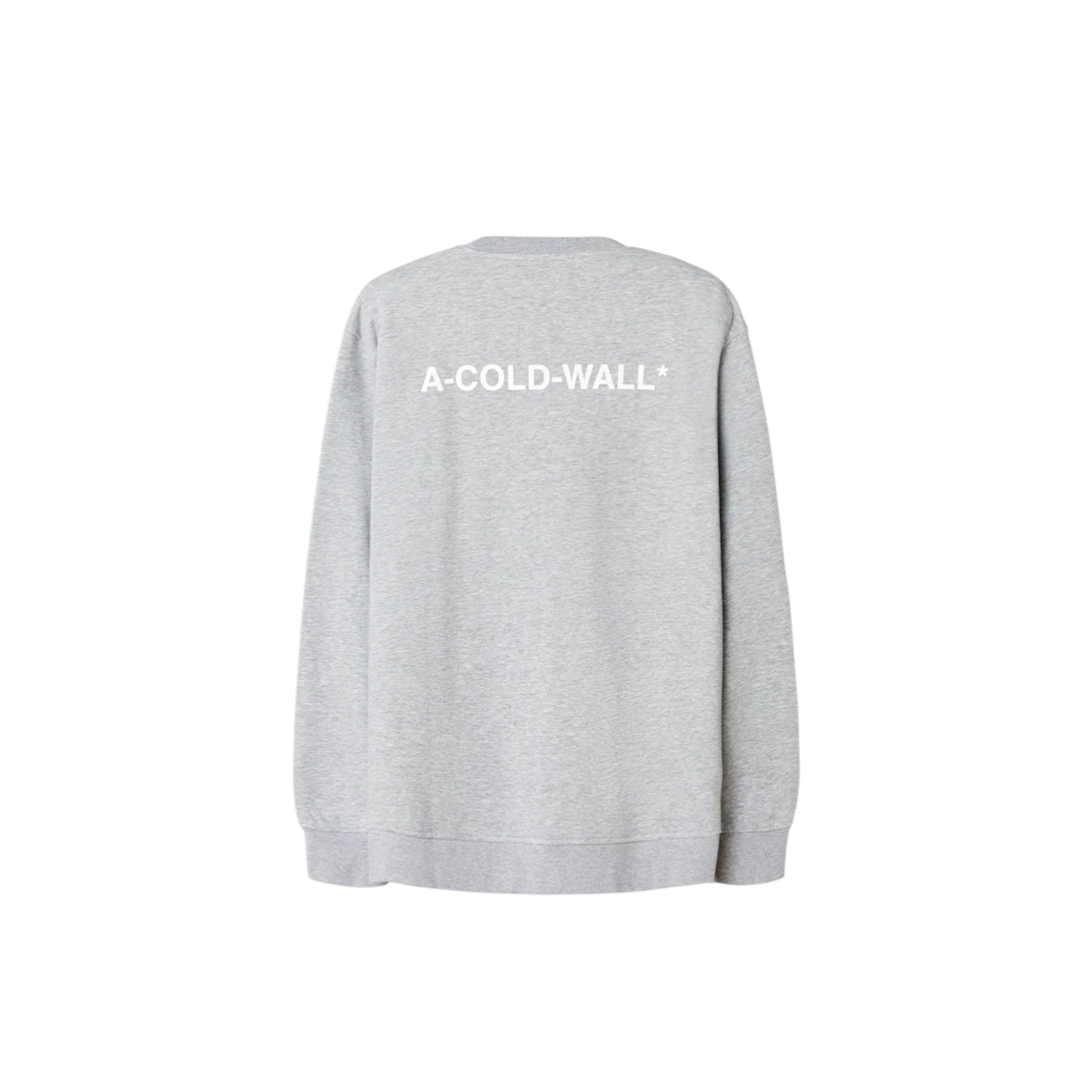 A - COLD - WALL Burcham Logo Crew Grey Marl - A - COLD - WALL
