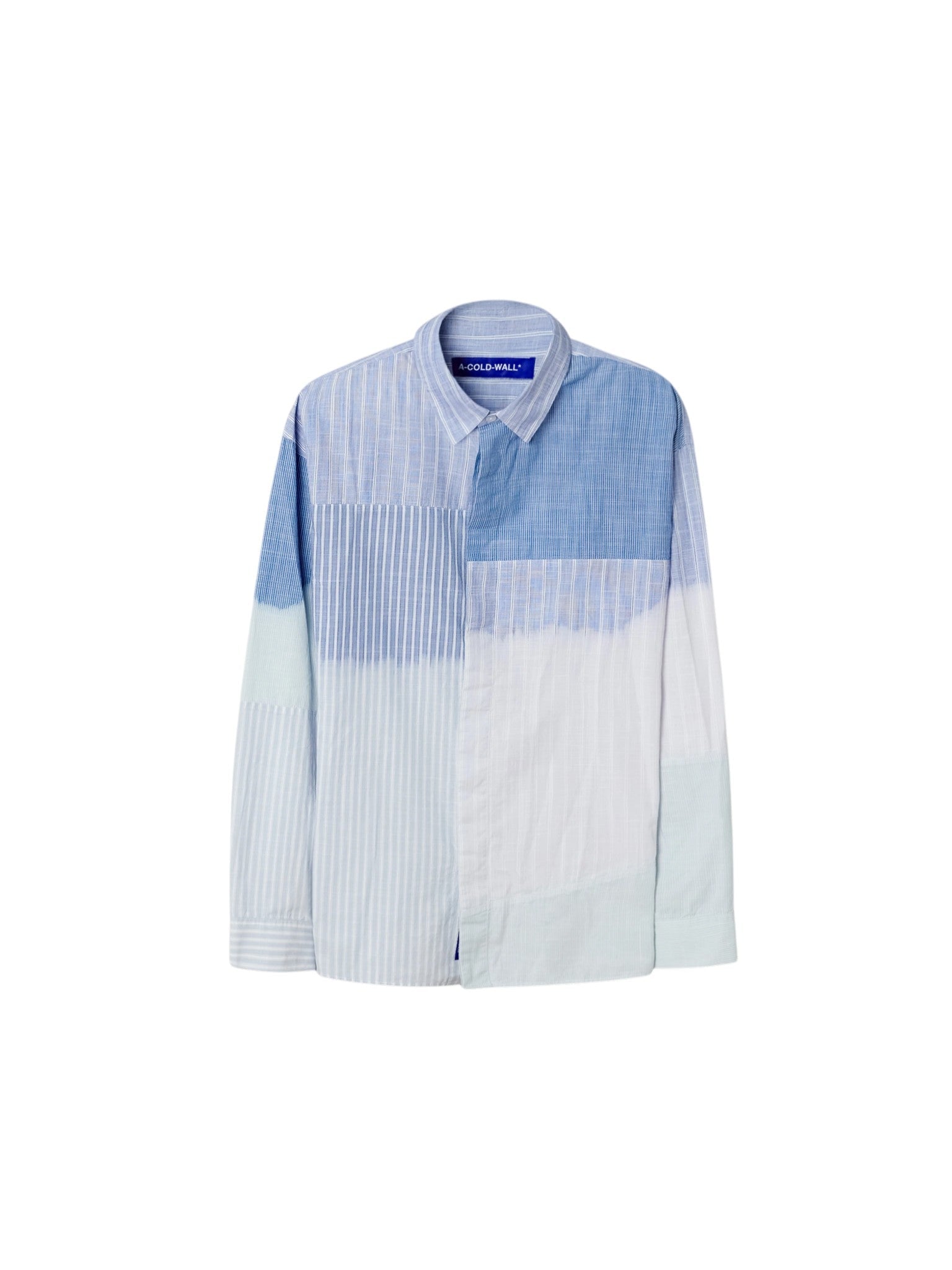 A - COLD - WALL Fade Out Stripe Shirt Blue - A - COLD - WALL