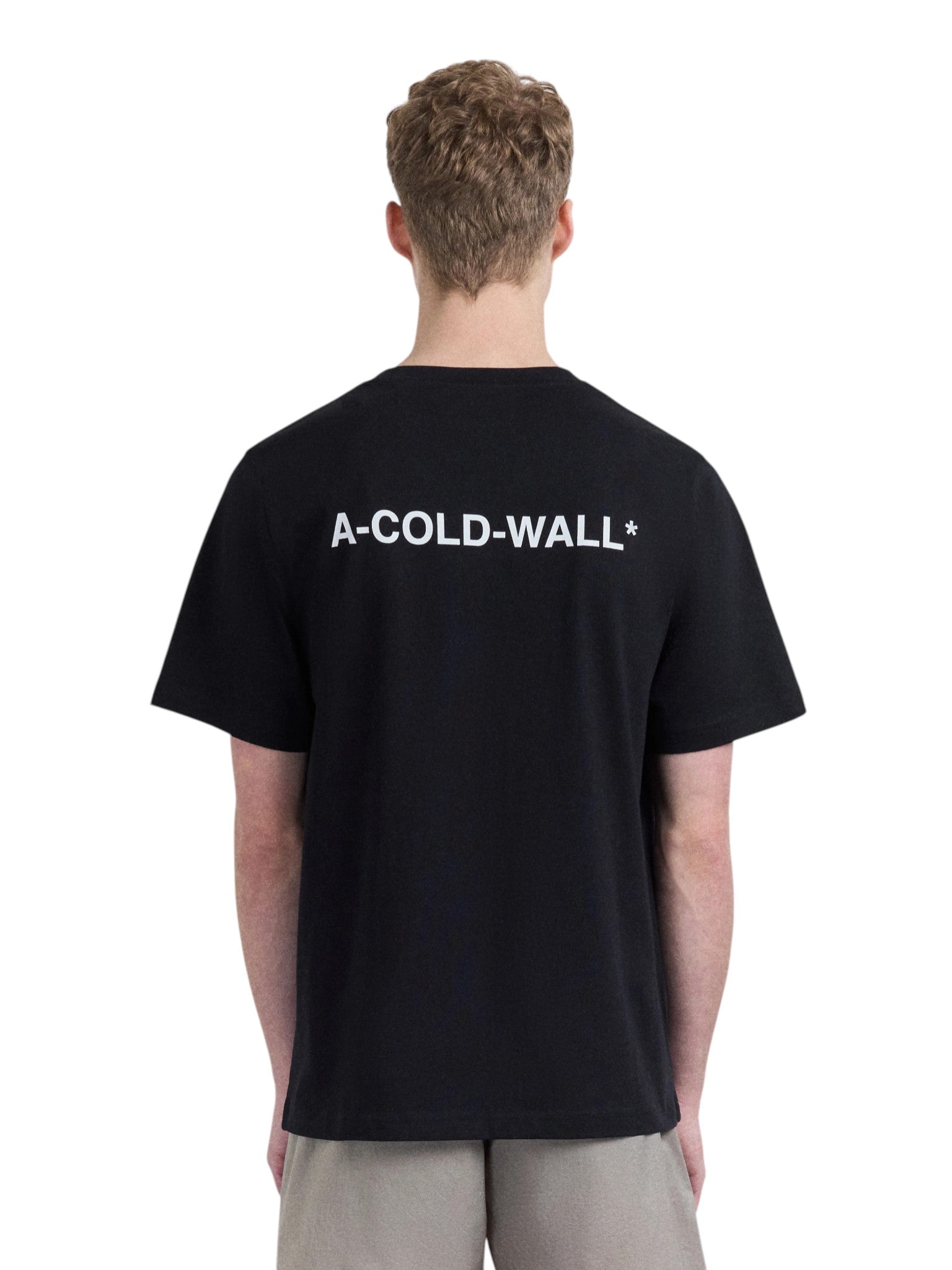 A - COLD - WALL Follet Logo T-Shirt Black - A - COLD - WALL