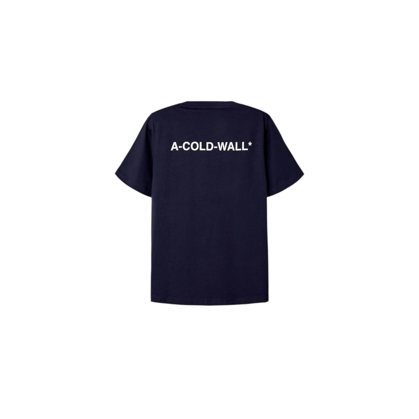 A - COLD - WALL Follet Logo T-Shirt Navy - A - COLD - WALL
