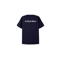 A - COLD - WALL Follet Logo T-Shirt Navy - A - COLD - WALL