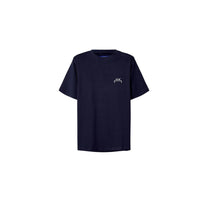 A - COLD - WALL Follet Logo T-Shirt Navy - A - COLD - WALL