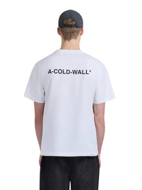 A - COLD - WALL Follet Logo T-Shirt White - A - COLD - WALL