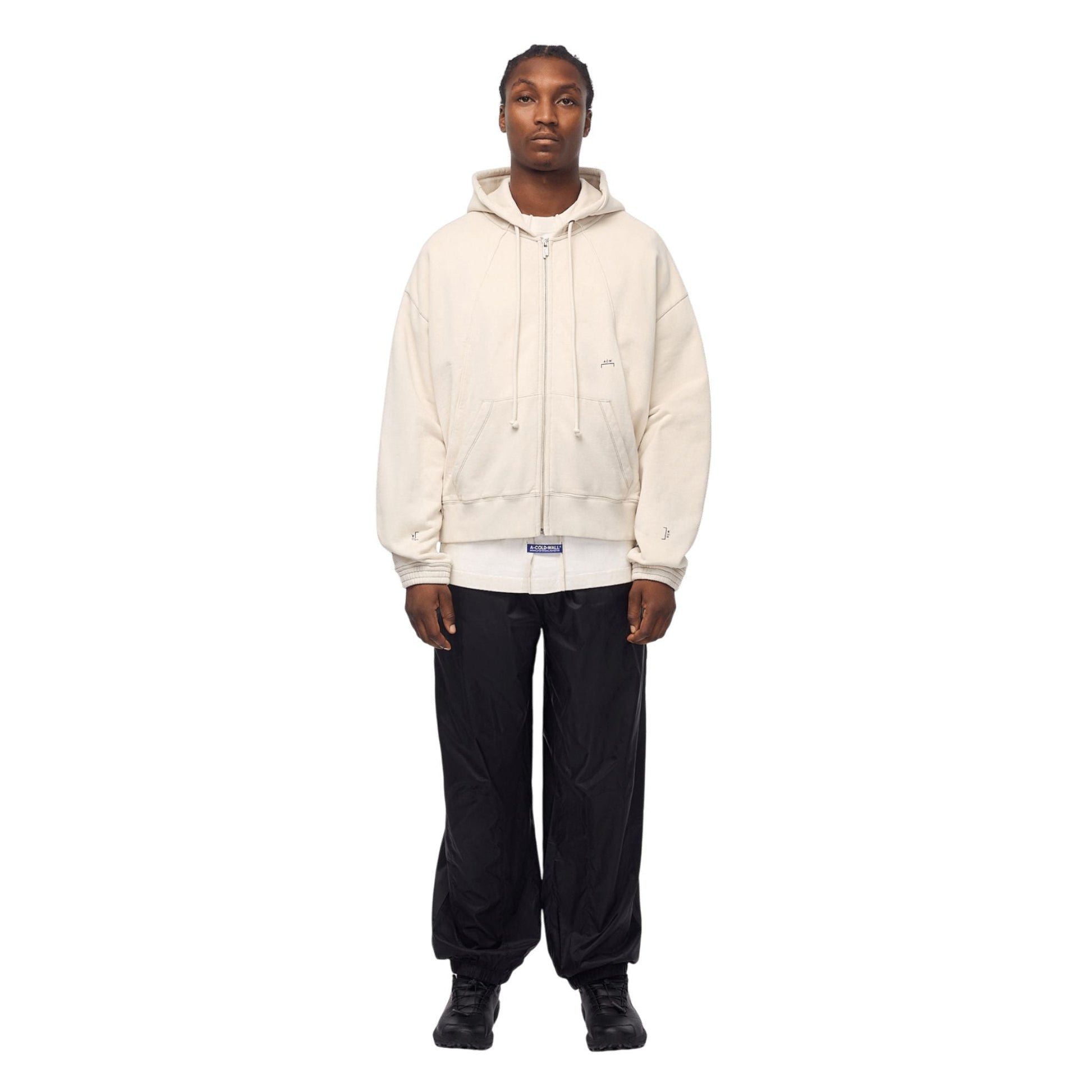 A - COLD - WALL Millbank Zip Hoodie Bone - A - COLD - WALL