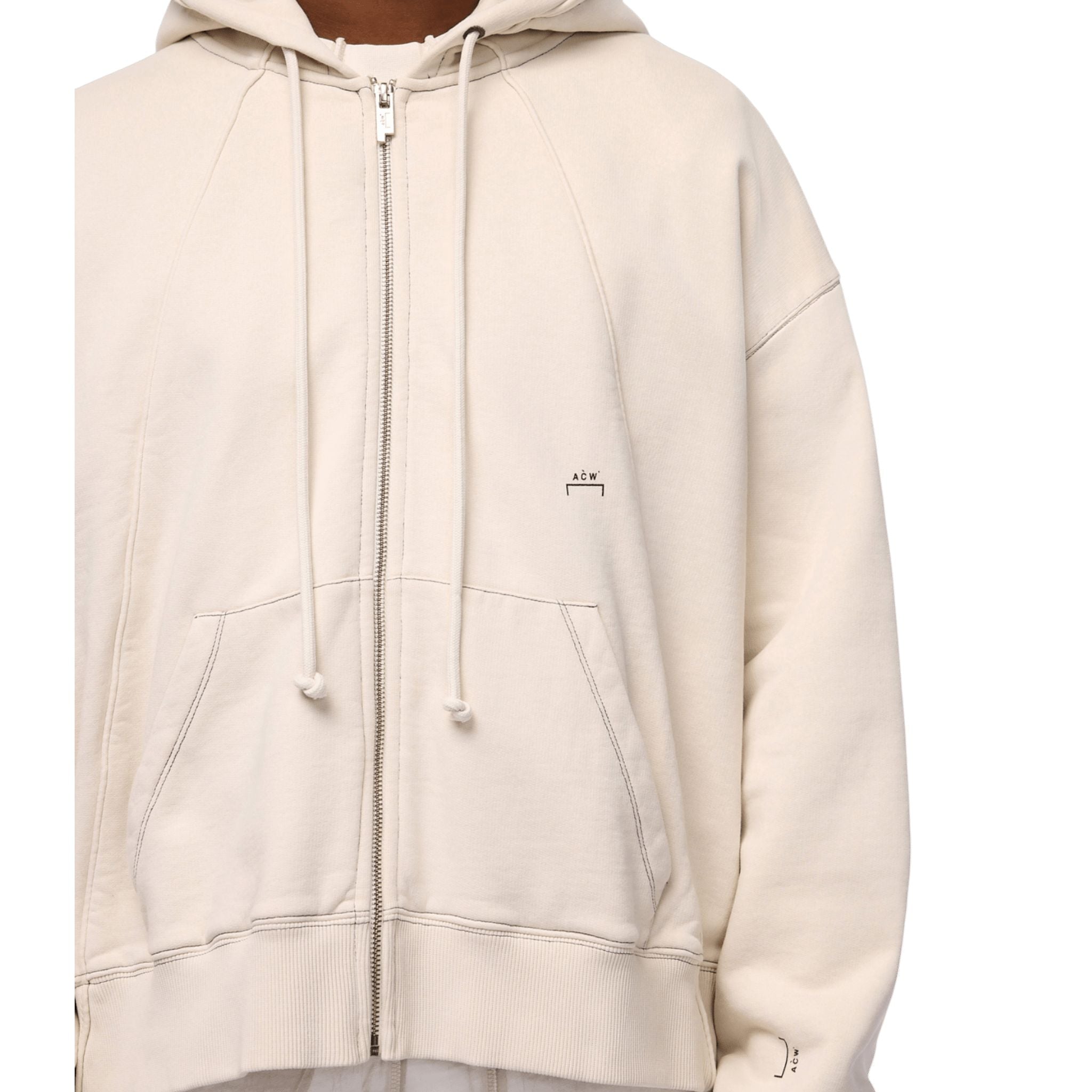 A - COLD - WALL Millbank Zip Hoodie Bone - A - COLD - WALL