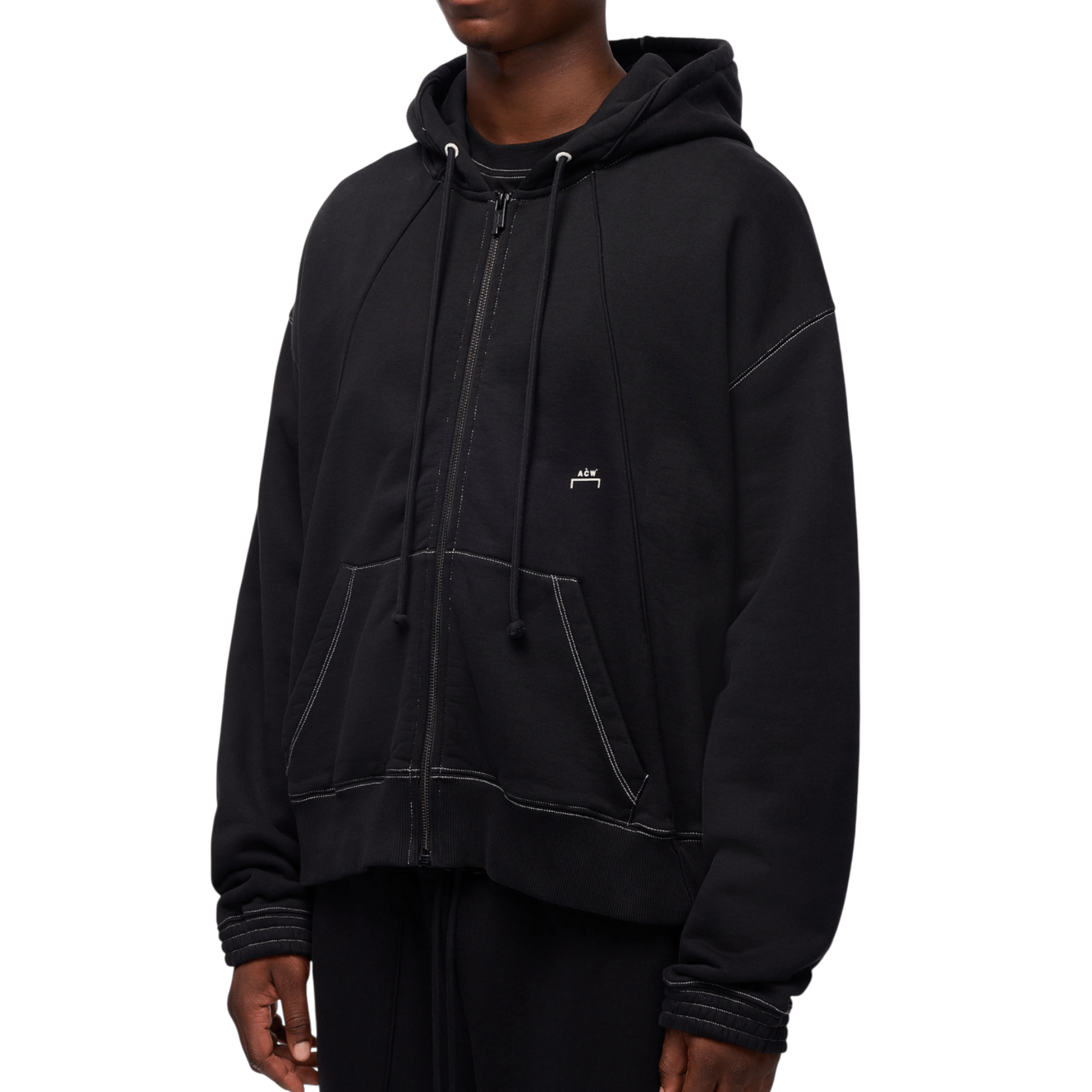 A - COLD - WALL Millbank Zip Hoodie Onyx - A - COLD - WALL