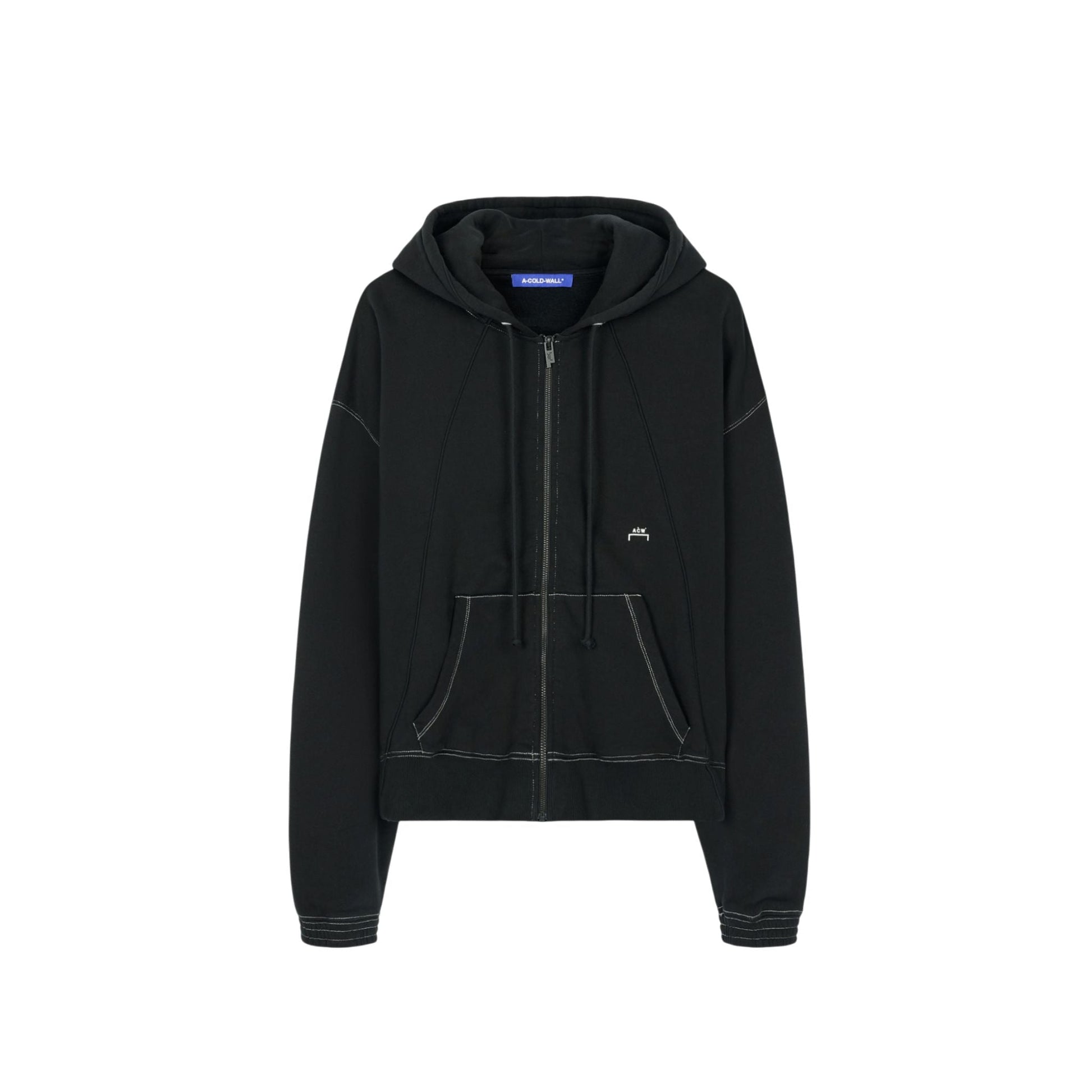 A - COLD - WALL Millbank Zip Hoodie Onyx - A - COLD - WALL