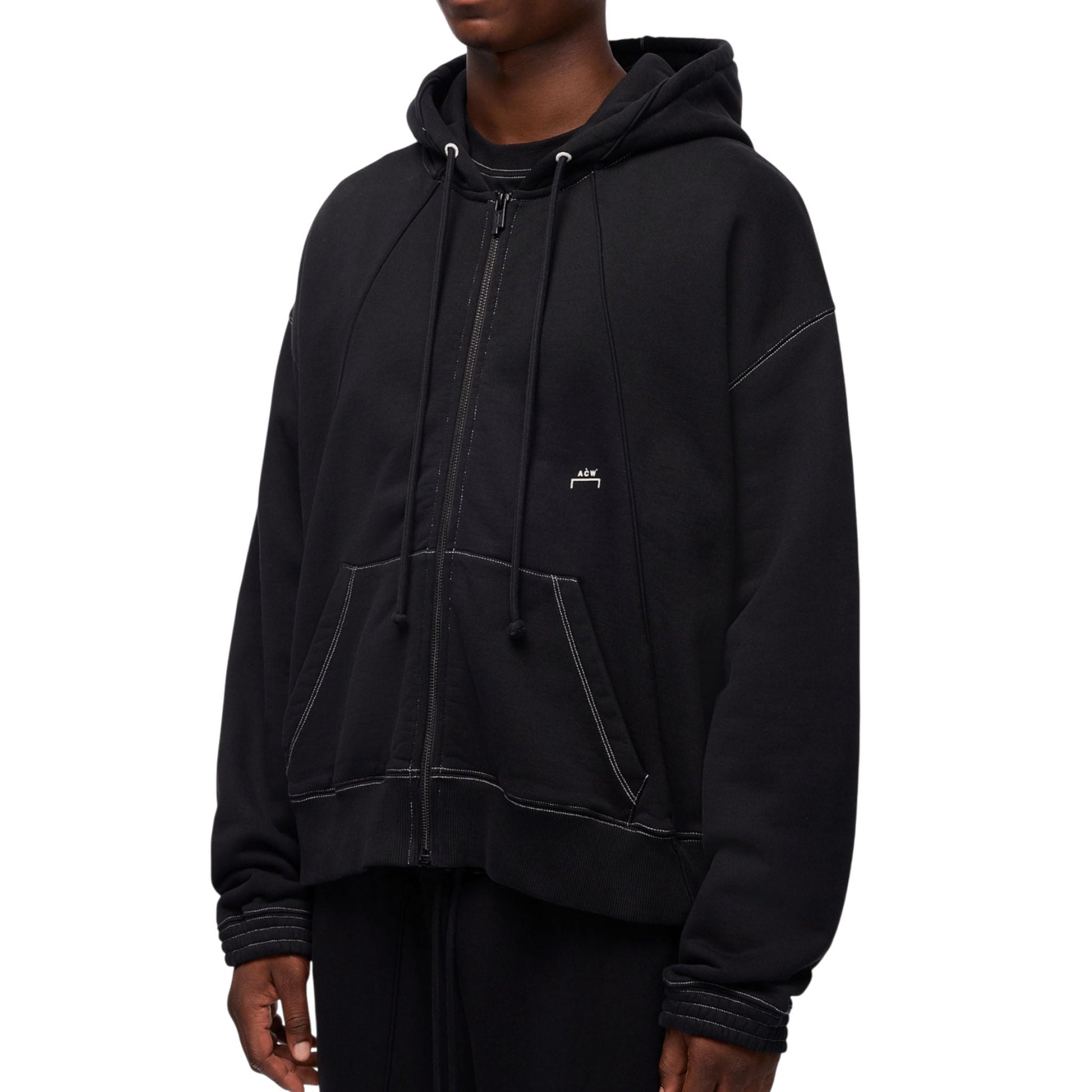 A - COLD - WALL Millbank Zip Hoodie Onyx - A - COLD - WALL