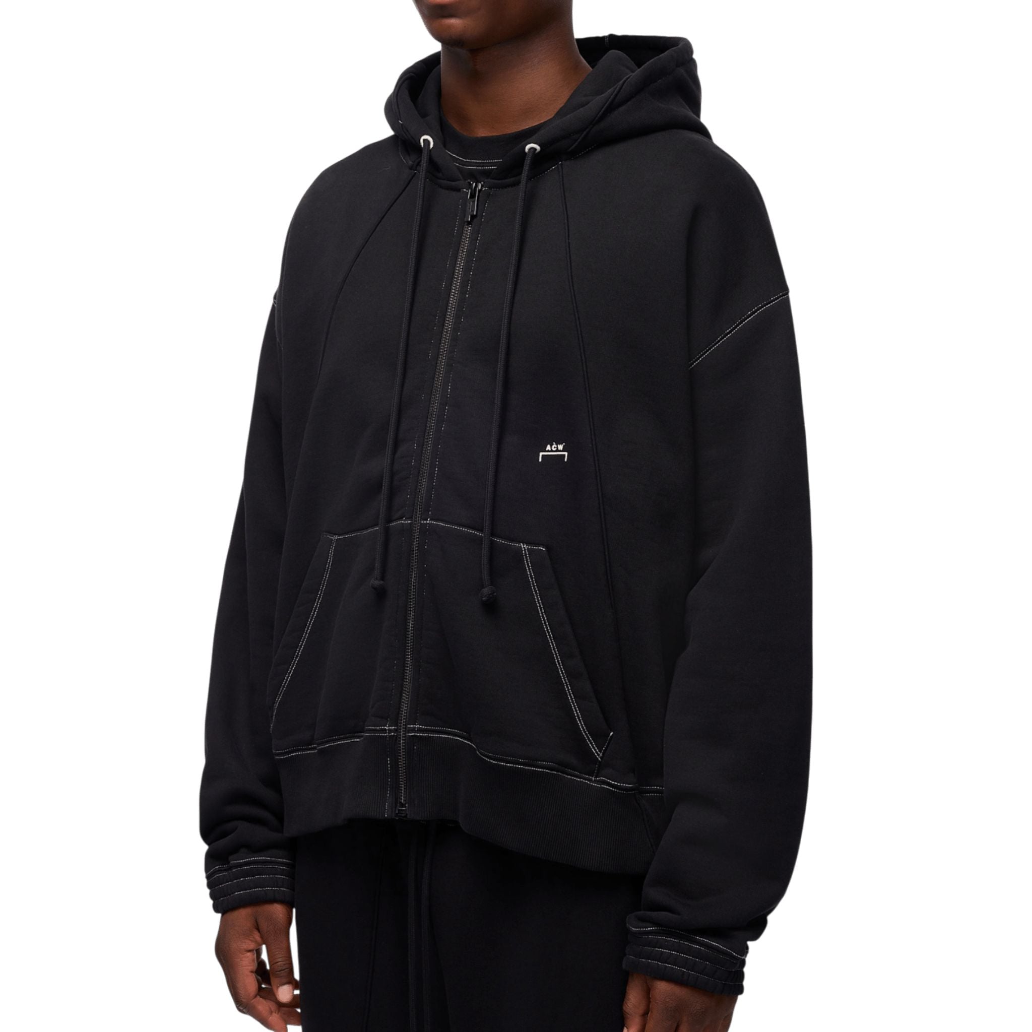 A - COLD - WALL Millbank Zip Hoodie Onyx - A - COLD - WALL