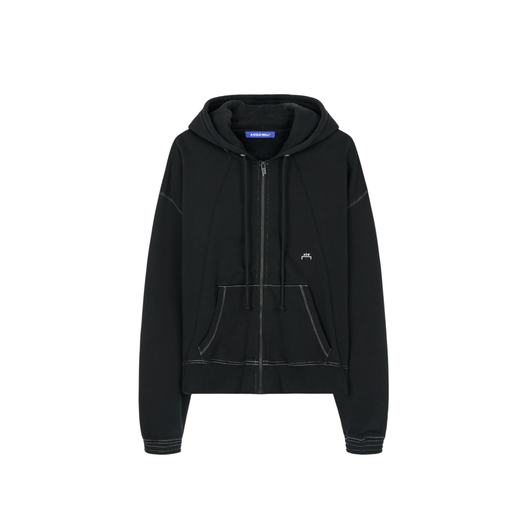A - COLD - WALL Millbank Zip Hoodie Onyx - A - COLD - WALL