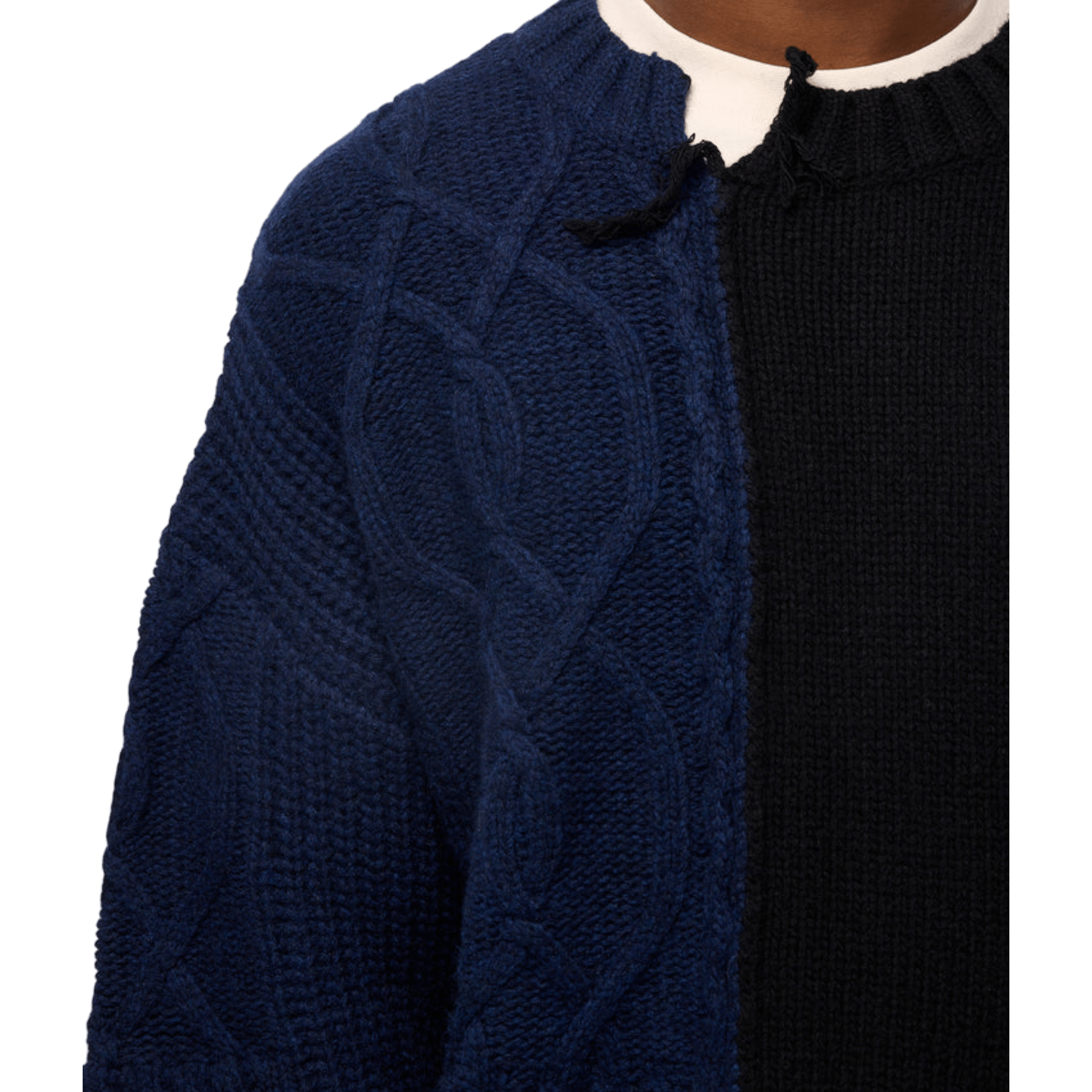 A - COLD - WALL Ruptured Knit Onyx - A - COLD - WALL