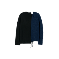 A - COLD - WALL Ruptured Knit Onyx - A - COLD - WALL