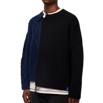 A - COLD - WALL Ruptured Knit Onyx - A - COLD - WALL