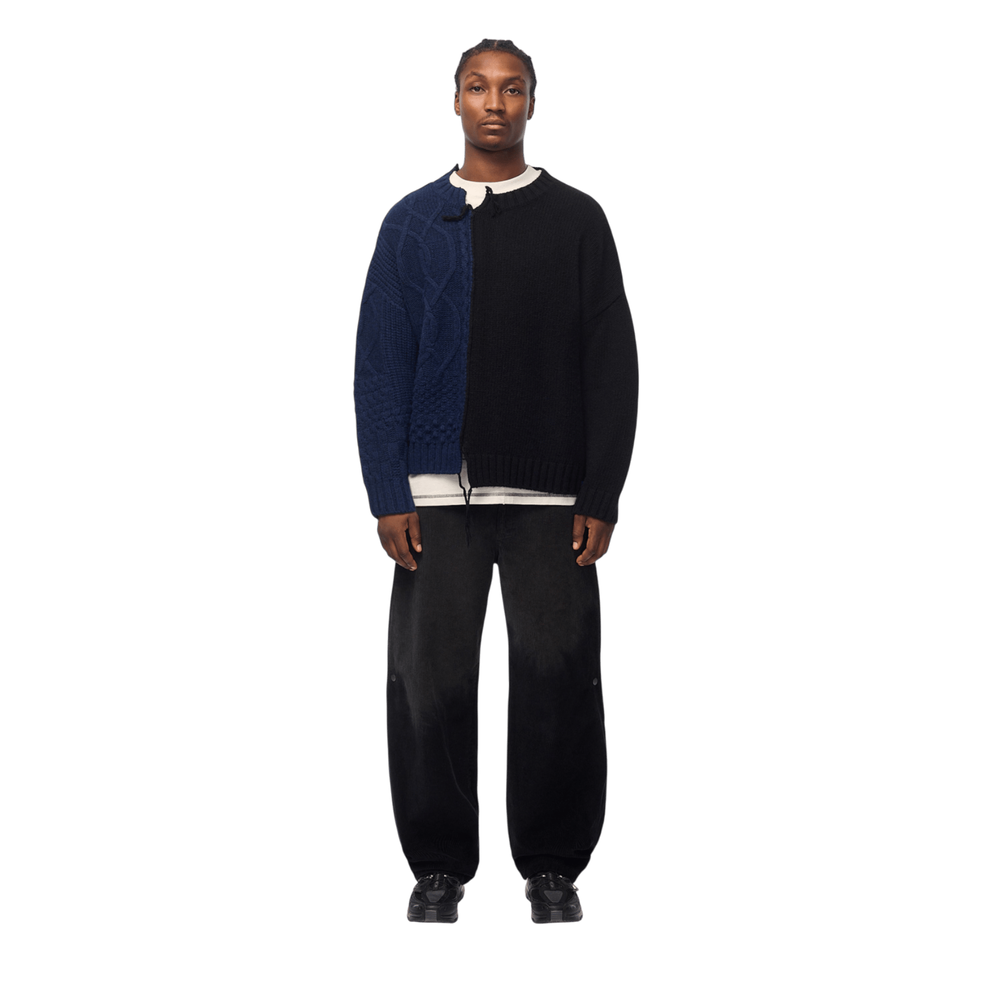 A - COLD - WALL Ruptured Knit Onyx - A - COLD - WALL