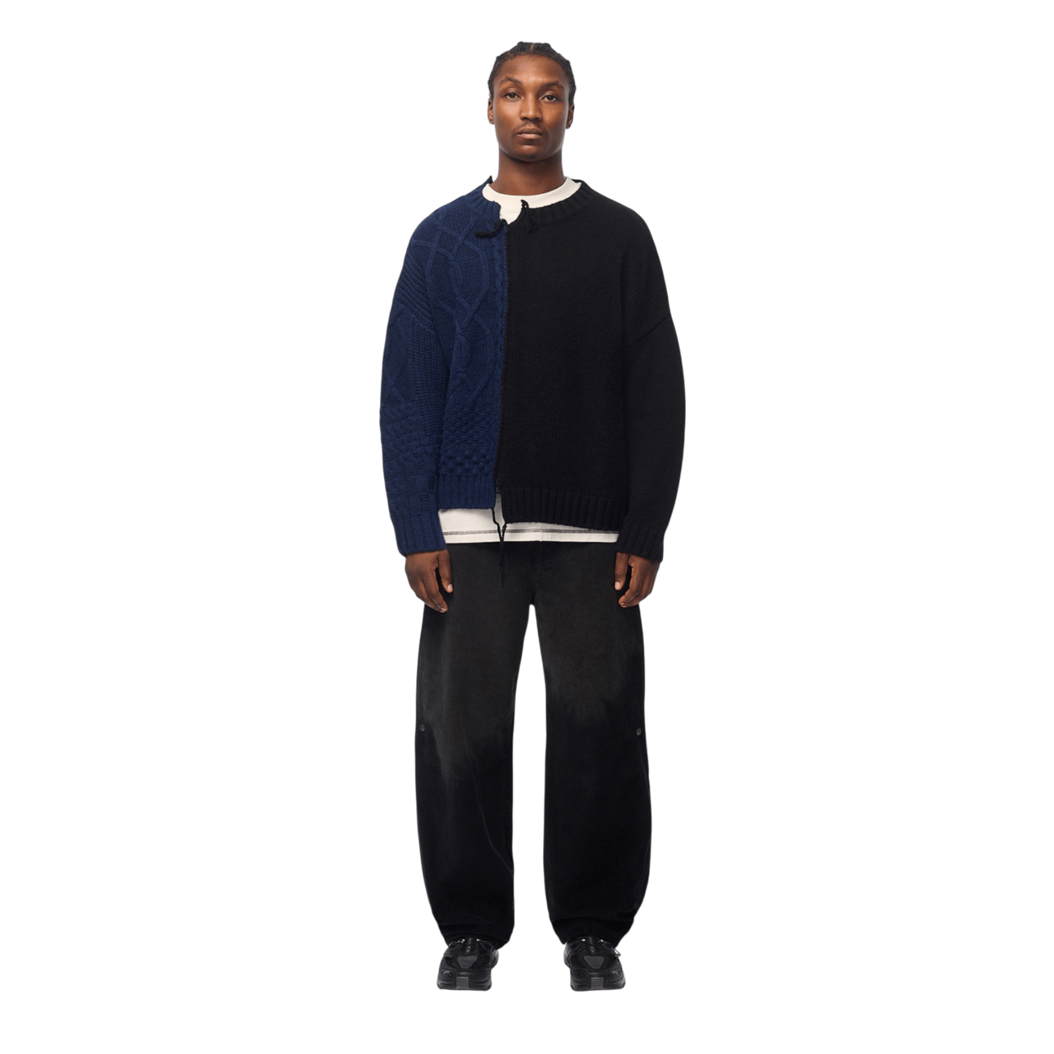 A - COLD - WALL Ruptured Knit Onyx - A - COLD - WALL