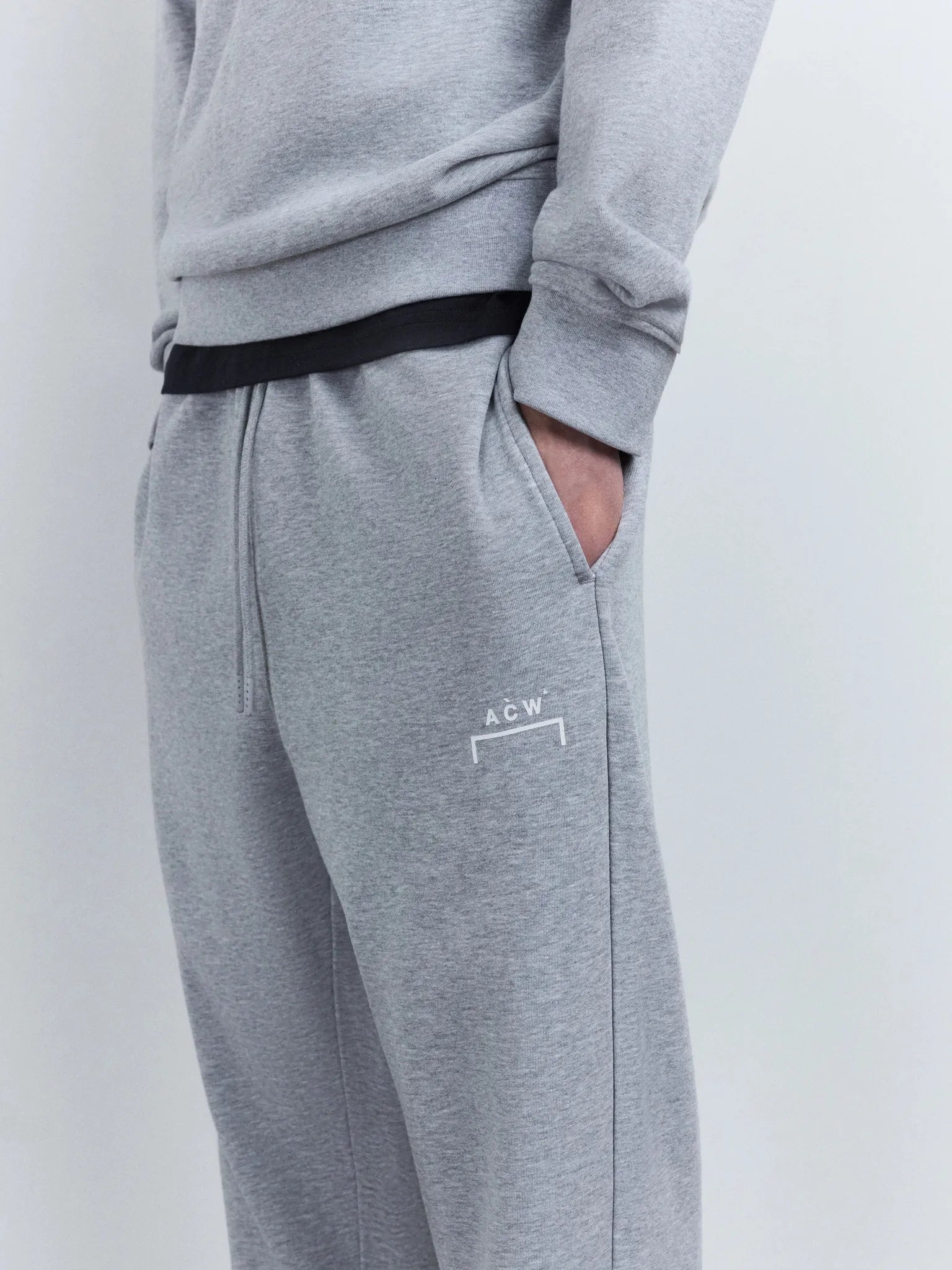 A - COLD - WALL Woolmore Logo Jogger Grey Marl - A - COLD - WALL
