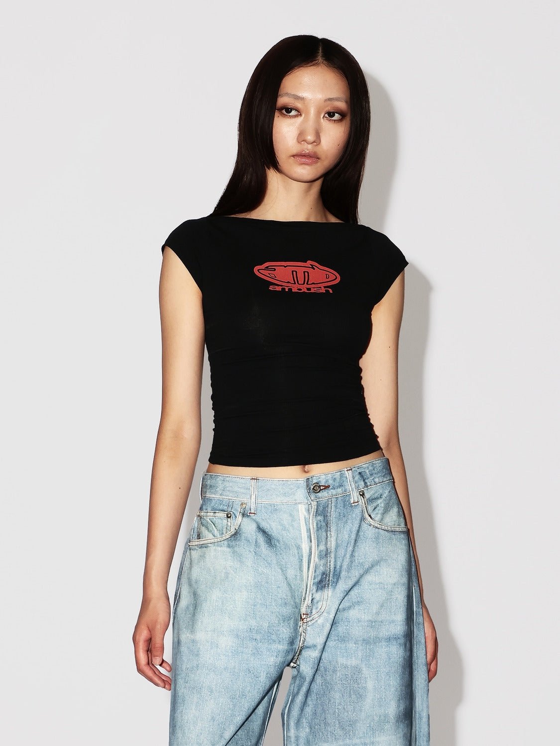 Ambush Boat Neck Top - WOMENS - Ambush