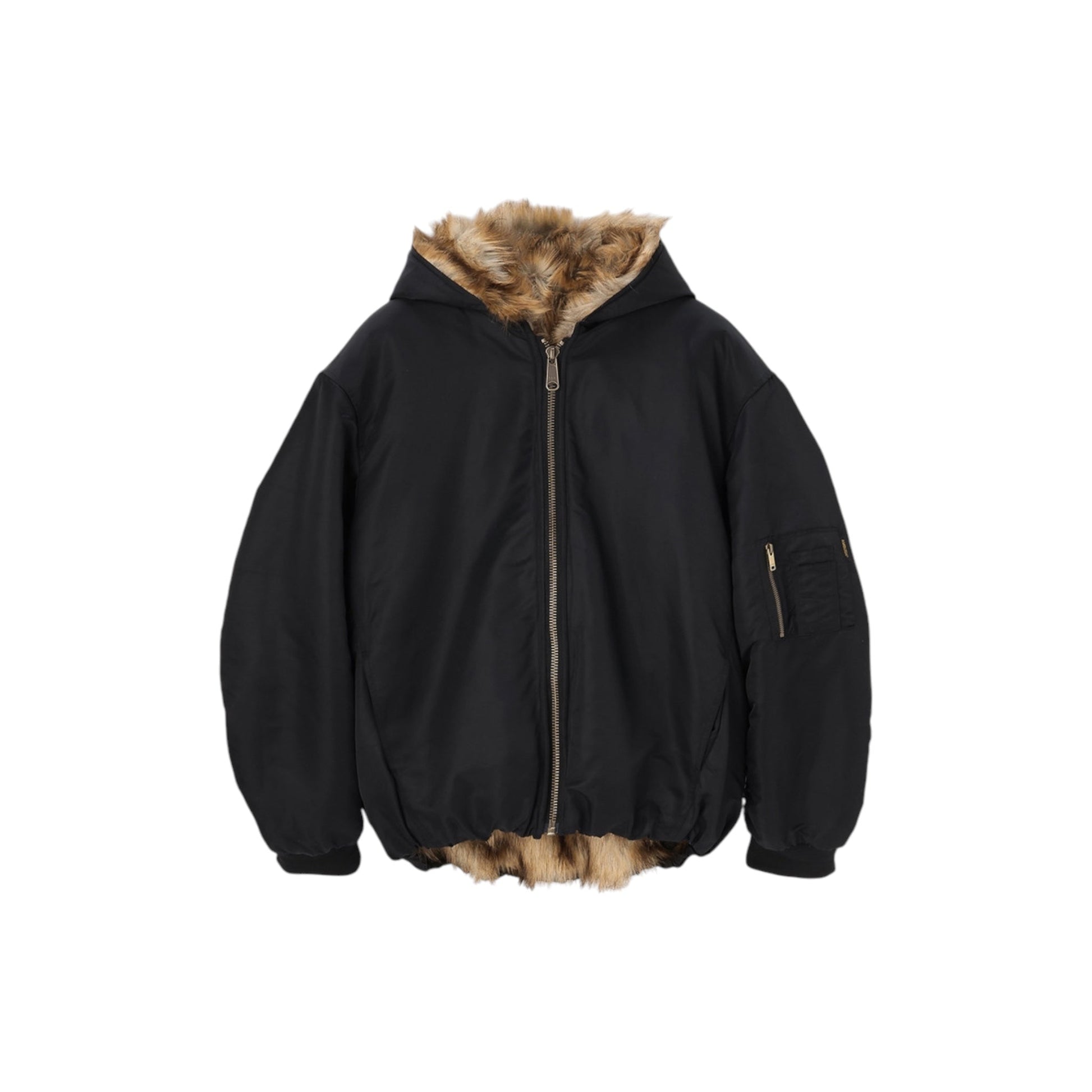 Ambush Fake Fur Reversible Hoodie Jacket - Ambush