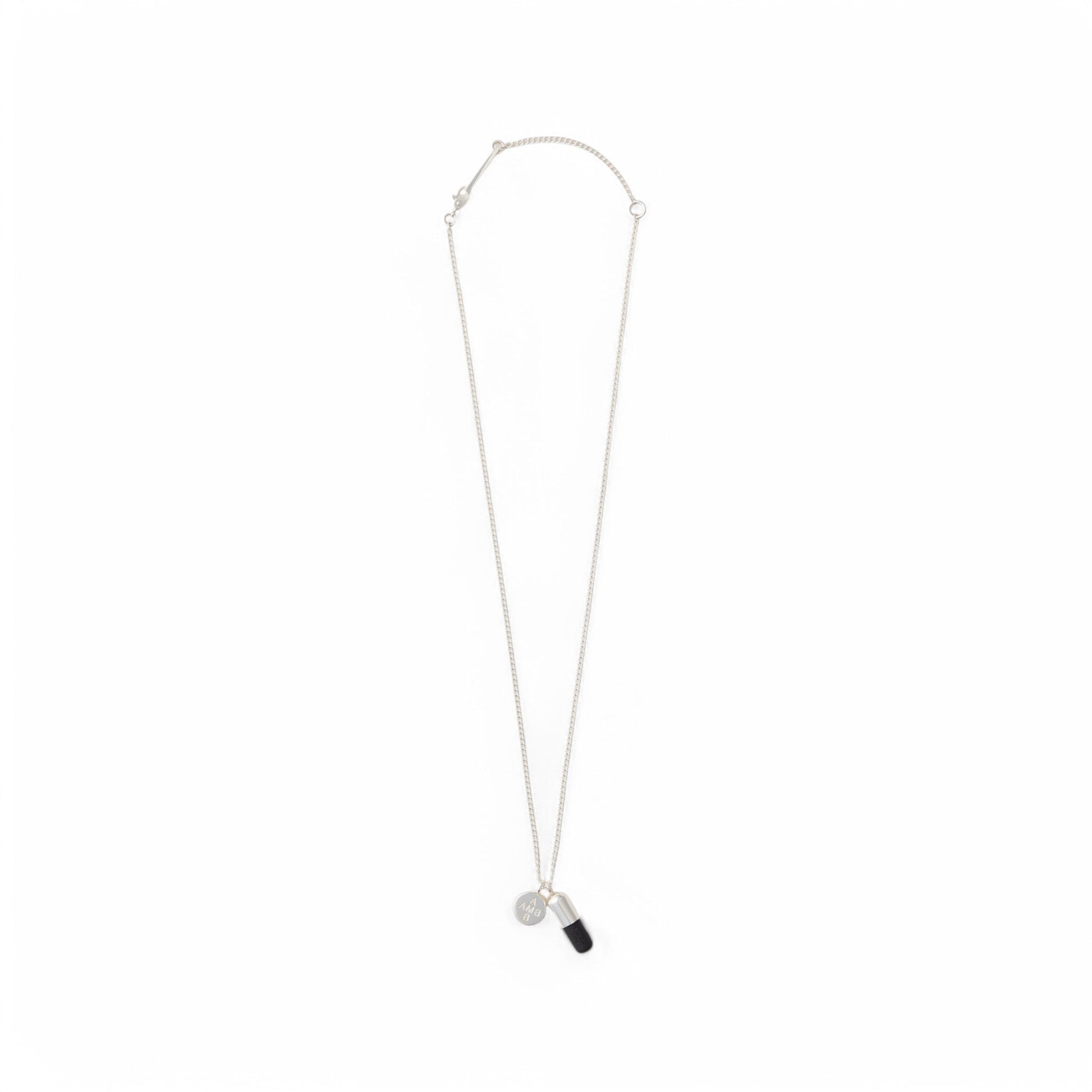 Ambush Pill - Charm Necklace 2 Silver - Black - Ambush