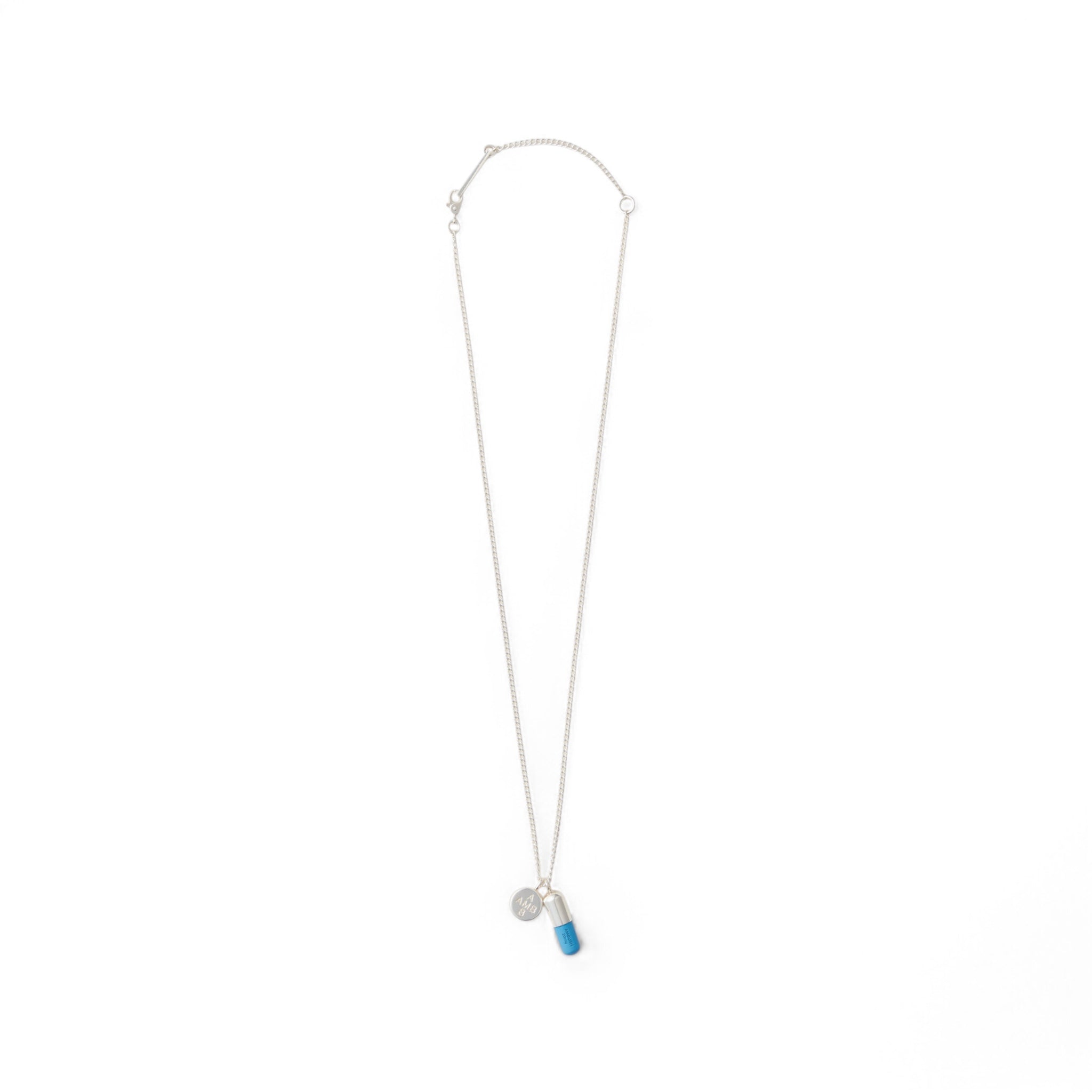 Ambush Pill - Charm Necklace 2 Silver - Bue - Ambush