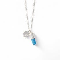 Ambush Pill - Charm Necklace 2 Silver - Bue - Ambush