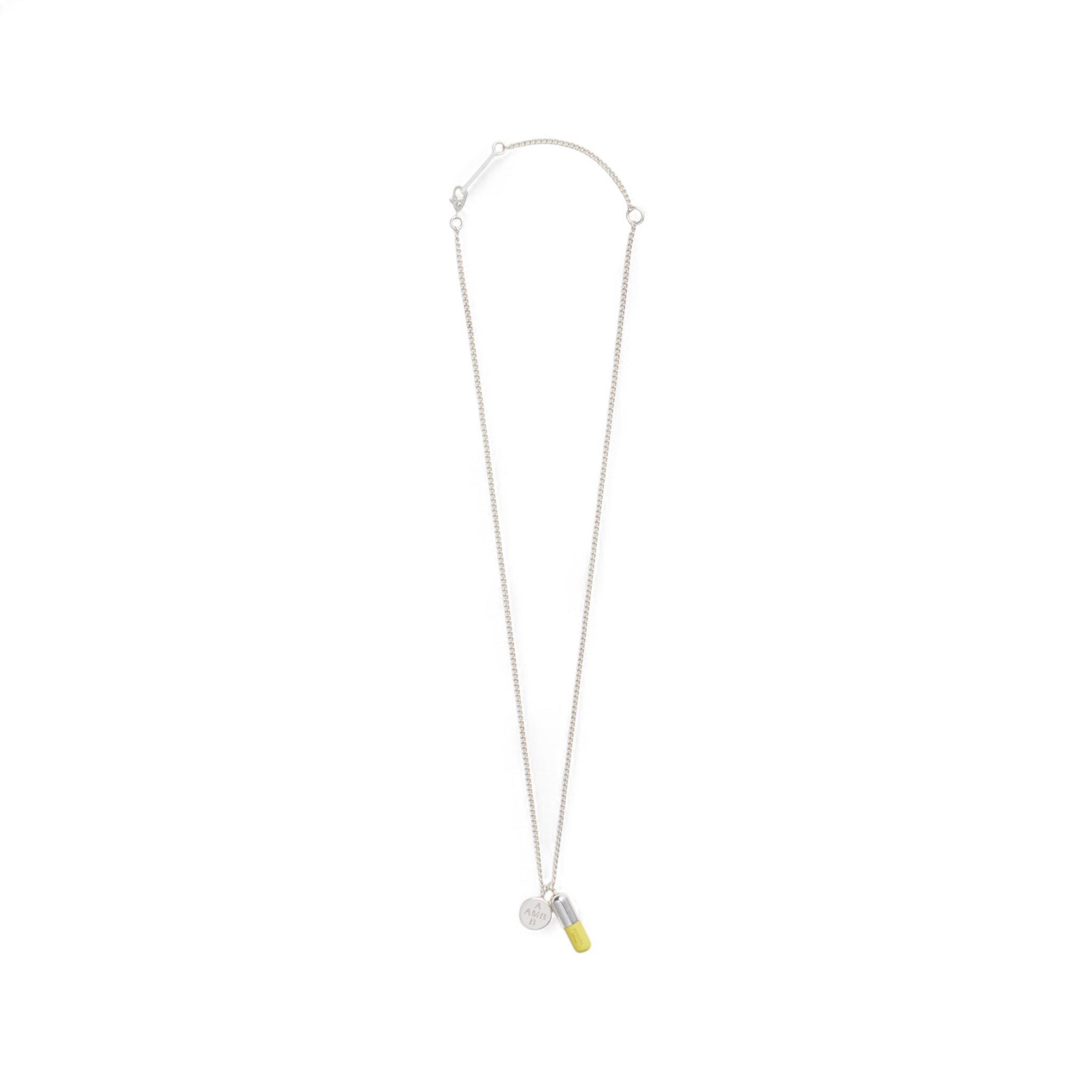 Ambush Pill - Charm Necklace 2 Silver - Yellow - Ambush