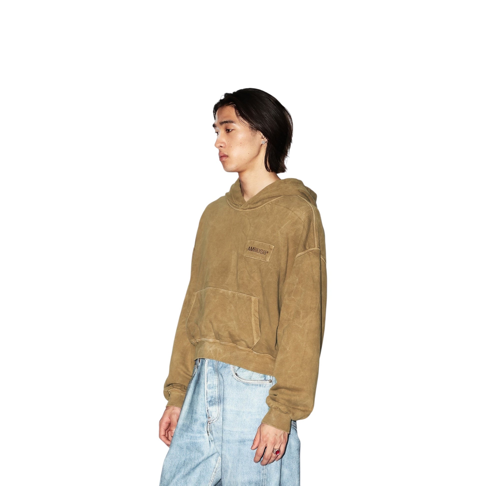 Ambush Washed Cropped Hoodie - Ambush