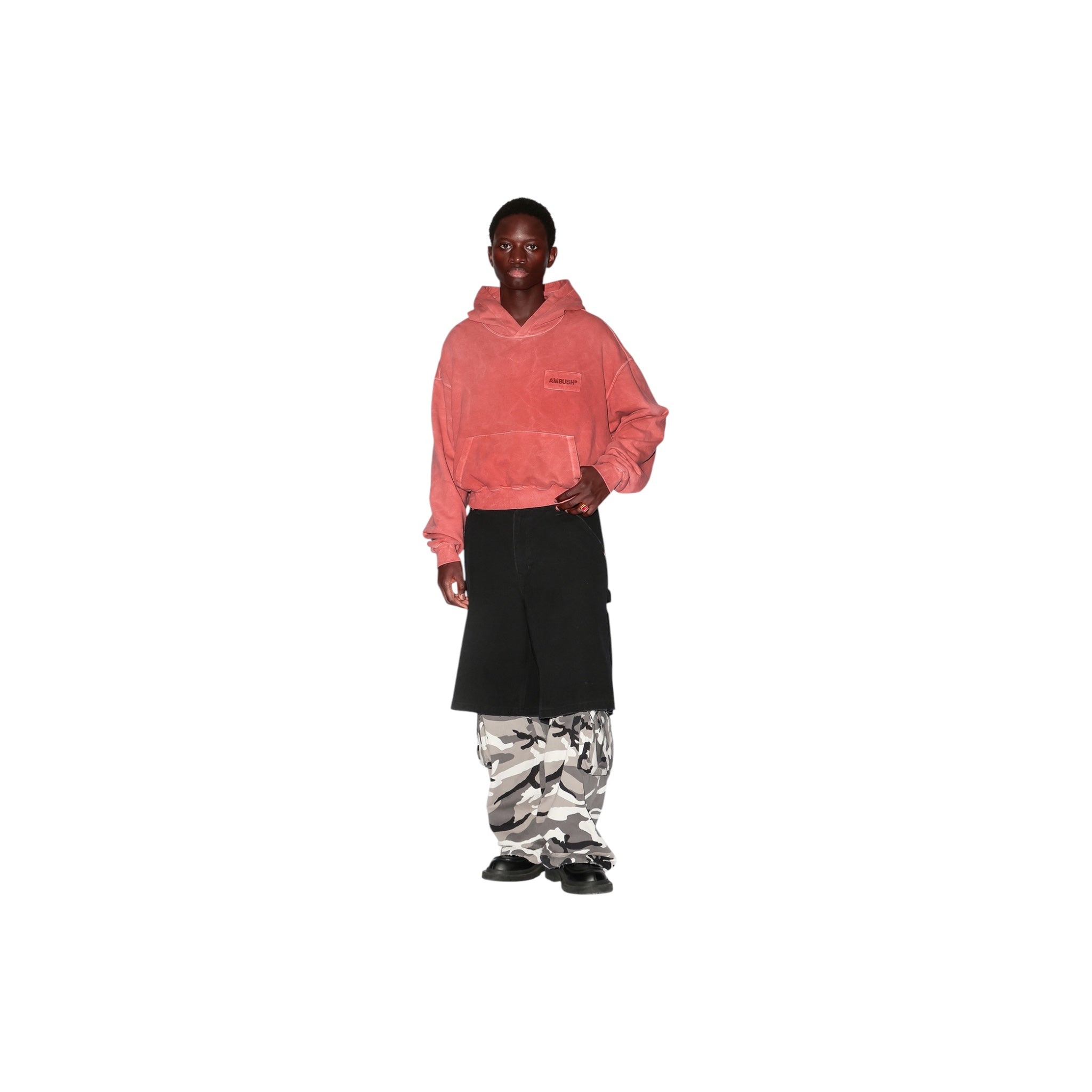 Ambush Washed Cropped Hoodie - Ambush