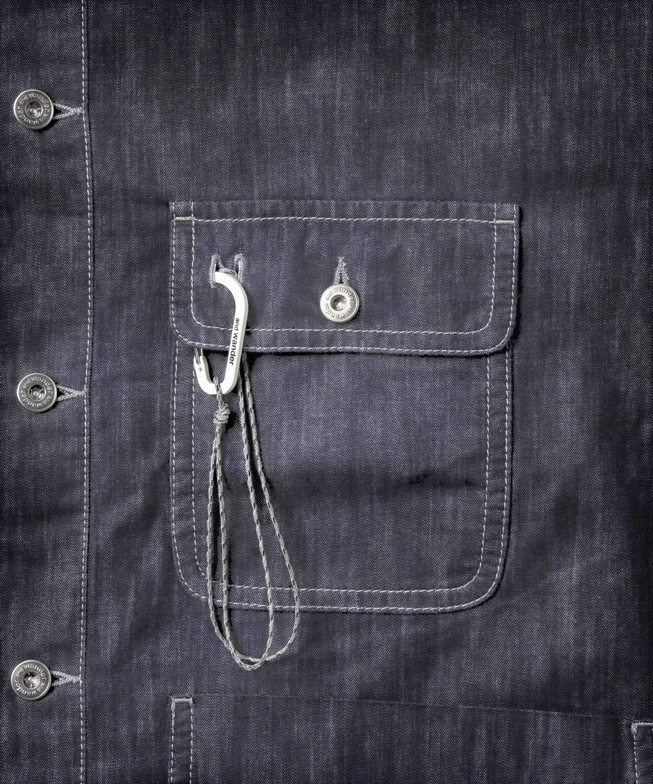 And Wander Dry Easy Denim Shirts Jacket - and wander