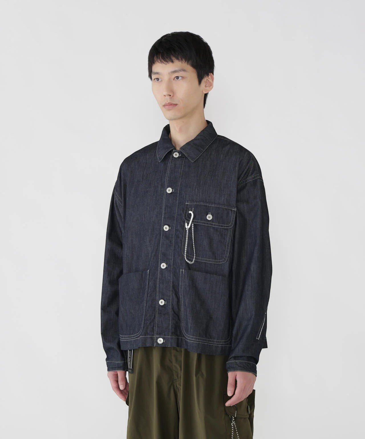 And Wander Dry Easy Denim Shirts Jacket - and wander
