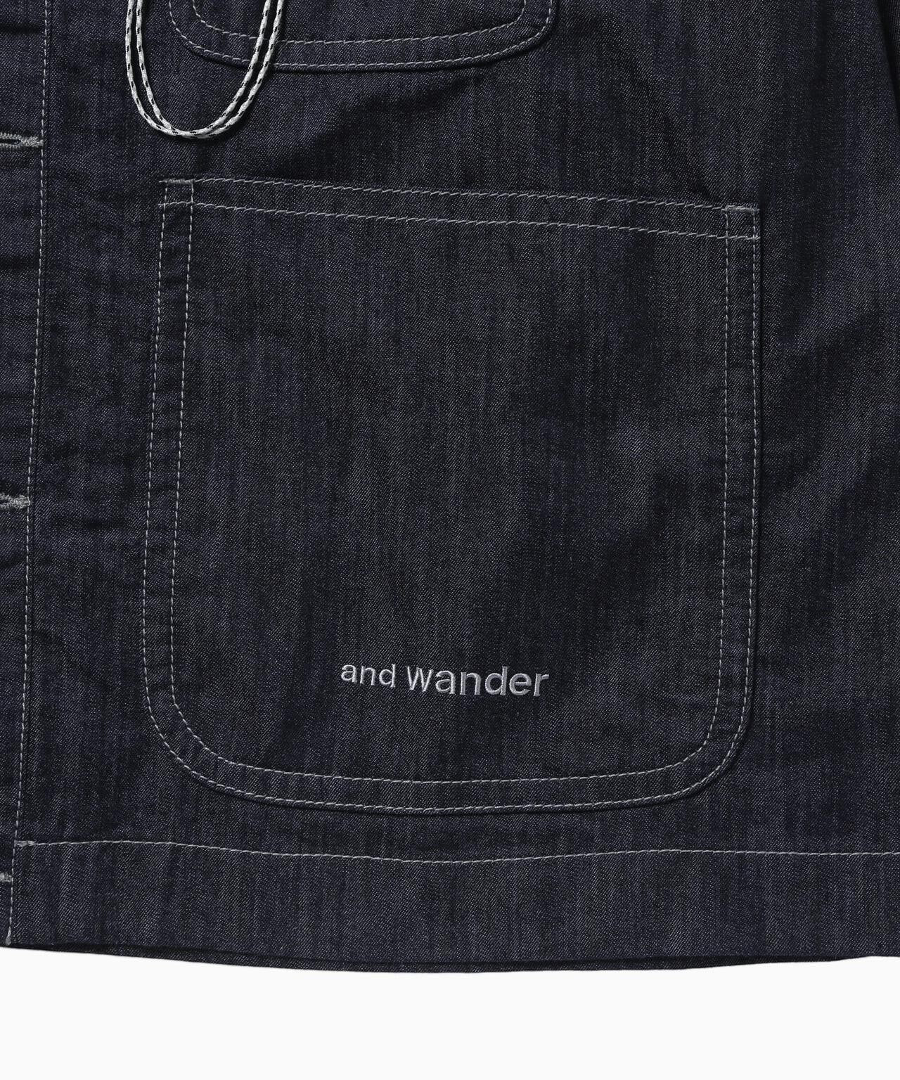 And Wander Dry Easy Denim Shirts Jacket - and wander