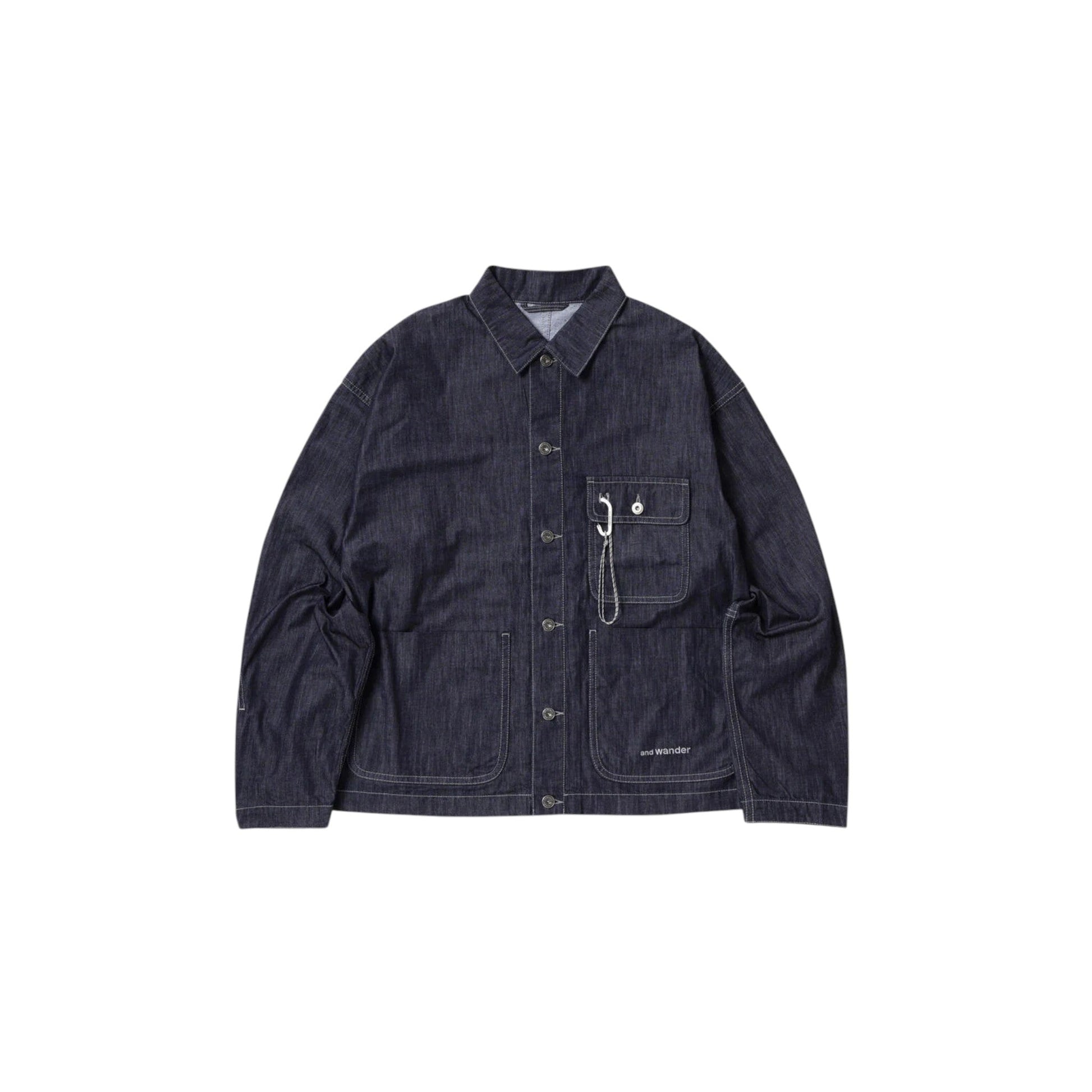 And Wander Dry Easy Denim Shirts Jacket - and wander