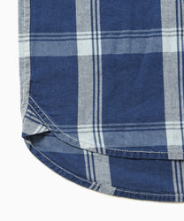 And Wander Indigo Check LS Shirt - and wander