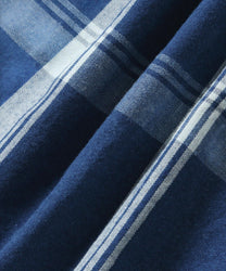 And Wander Indigo Check LS Shirt - and wander